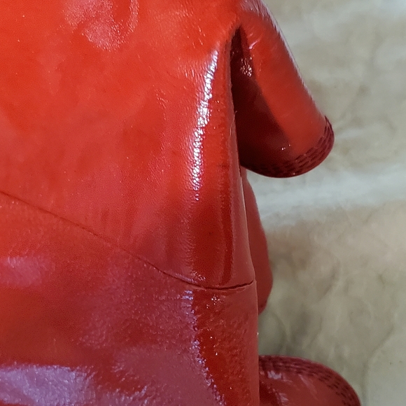 SOLD SOLD SOLD 🌟CLEARANCE🌟 Loewe "Hammock" Bag. Red Goat Patent Leather. COA. - Picture 6 of 15